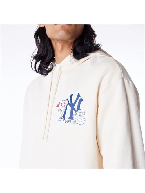 MLB FOOD GRPHC OS HOODIE NEYYAN  LTCNVY NEW ERA | 60564773/LTCNVY